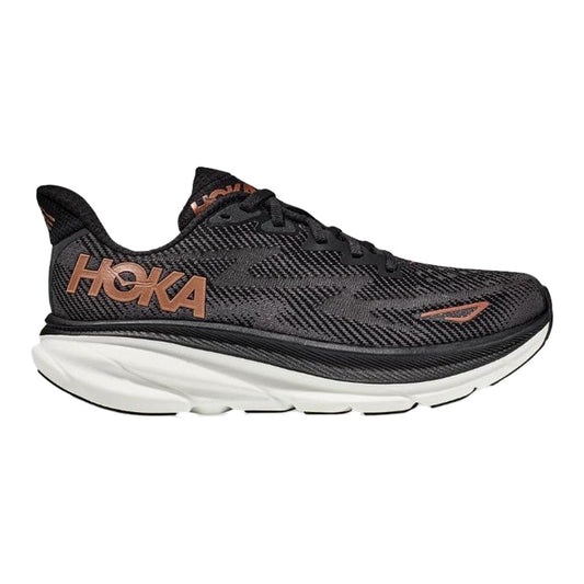 HOKA ONE ONE-Women's HOKA ONE ONE Clifton 9-Black/Copper-Pacers Running