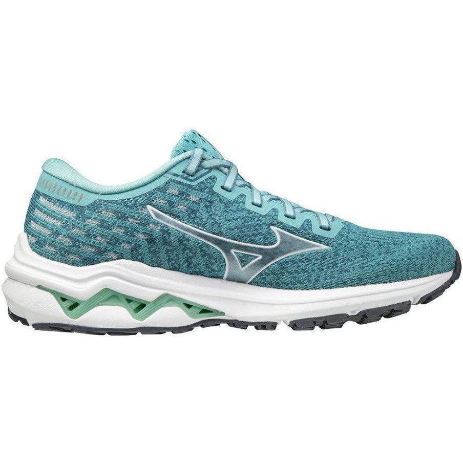 Mizuno-Women's Mizuno Wave Inspire 17 Waveknit-Dusty Turquoise/White-Pacers Running