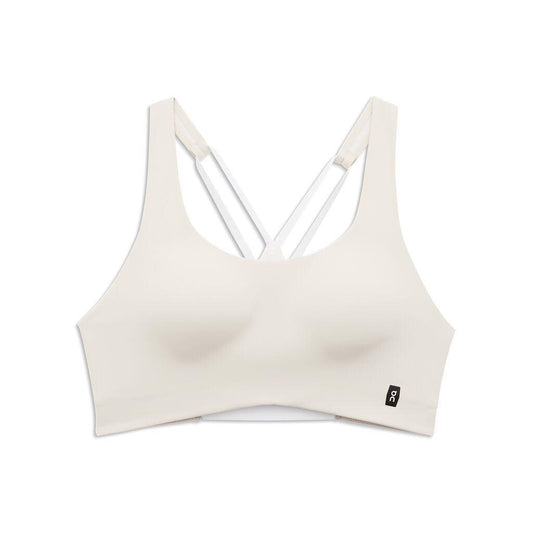 On-Women's On Active Bra-Pearl/White-Pacers Running