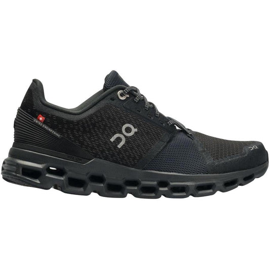 On-Women's On Cloudstratus-Black/Shadow-Pacers Running