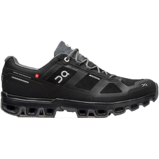 On-Women's On Cloudventure Waterproof-Black/Graphite-Pacers Running