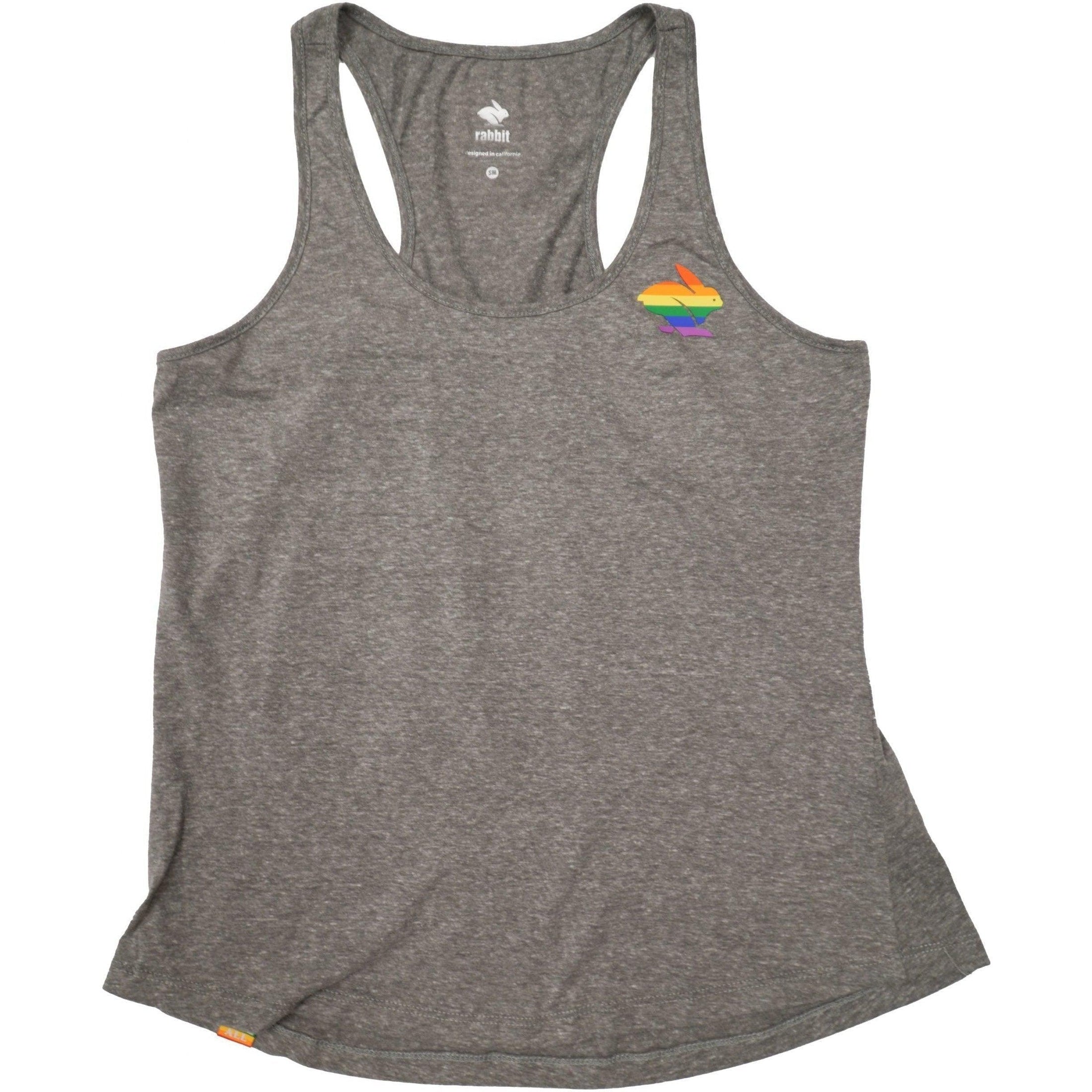 Rabbit-Women's Rabbit D.C. Flag Pride Tank-Charcoal-Pacers Running