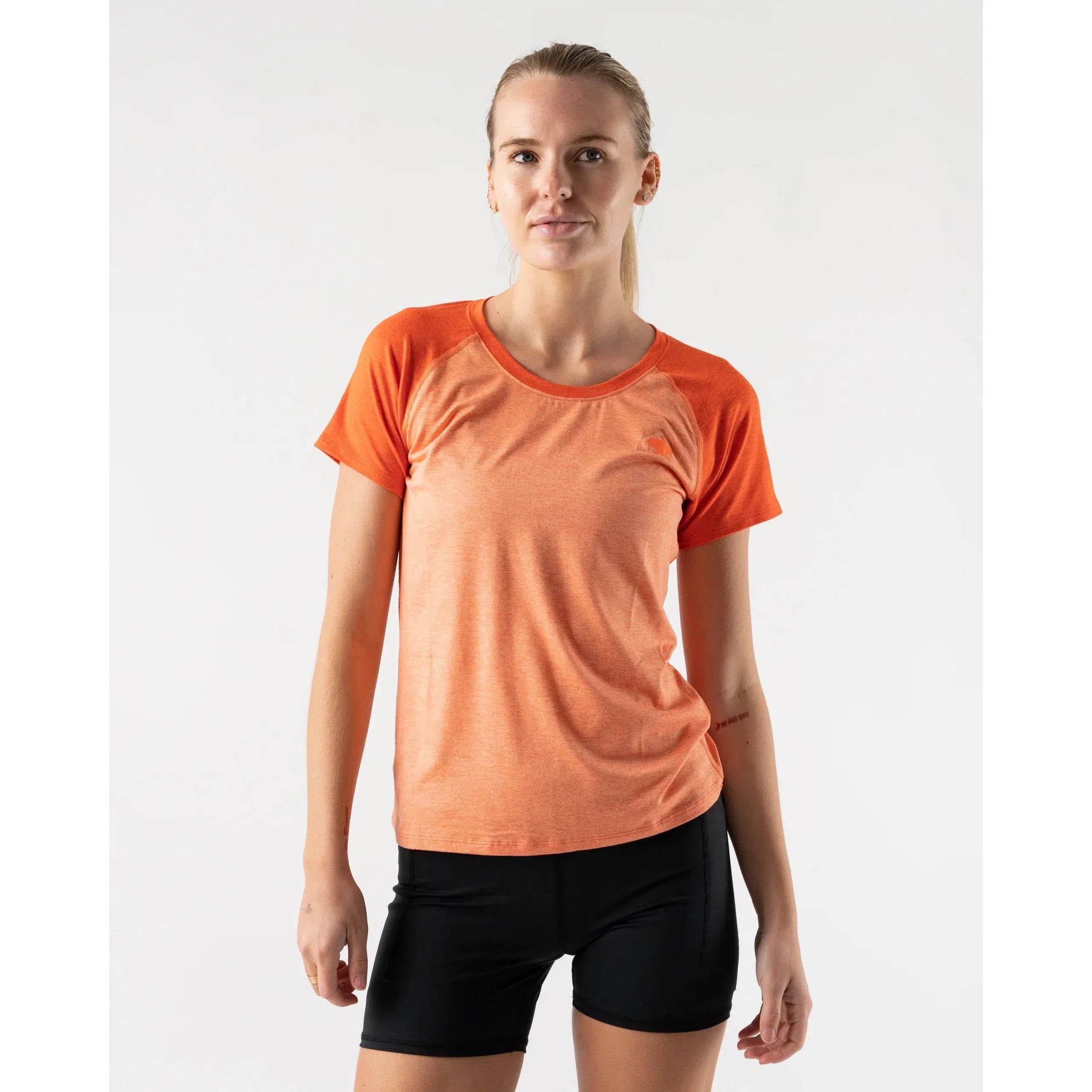 Rabbit-Women's Rabbit EZ Tee SS-Peach Fuzz-Pacers Running