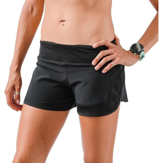 Rabbit-Women's Rabbit Hopper 4" Short-Black-Pacers Running