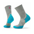 Load image into Gallery viewer, Smartwool-Women's Smartwool Run Targeted Cushion Cold Crew Socks-Lunar Gray-Pacers Running
